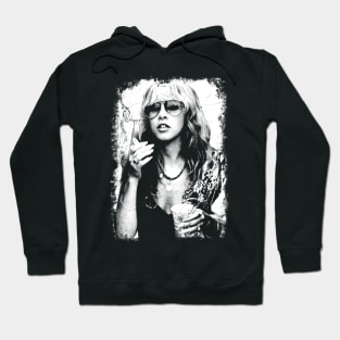 Stevie Nicks 80s 90s Vintage Distressed Hoodie